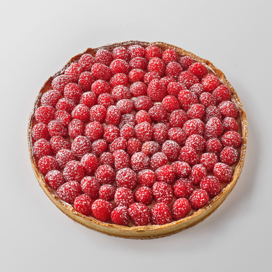 Croûte aux framboises