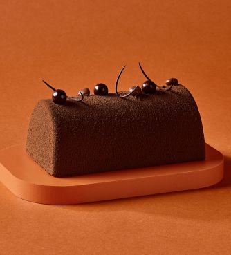 Intense chocolade kerststronk