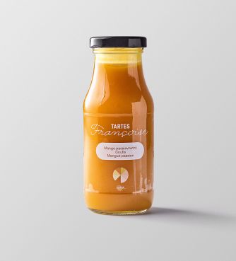 Mango-passievruchtcoulis