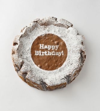 Zachte chocoladetaart - Happy Birthday