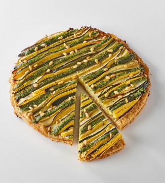 Fijne courgettentaart
