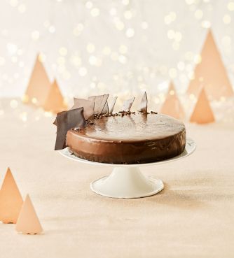 Gâteau de nouvel an - Chocolat noir vanille bourbon
