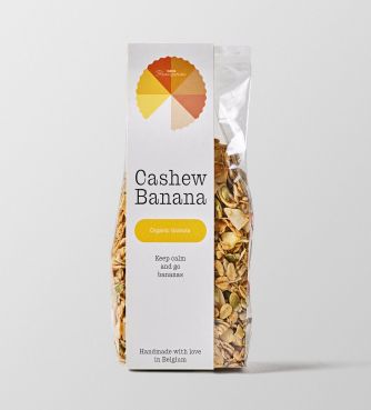Cashew banana bio granola