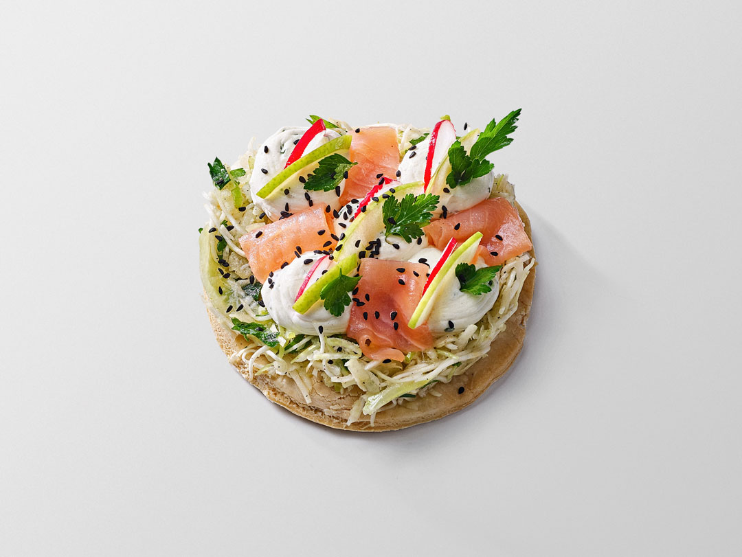 Tarte fine au saumon